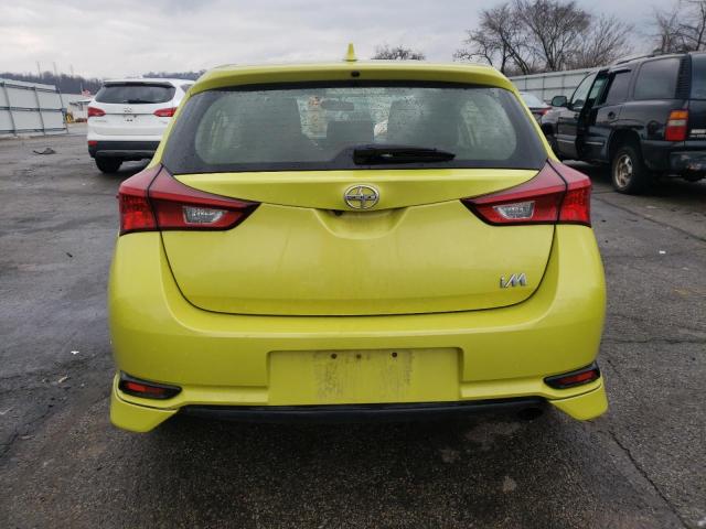 JTNKARJE7GJ514724 - 2016 TOYOTA SCION IM YELLOW photo 6