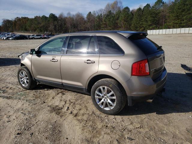 2FMDK4KC6EBA33807 - 2014 FORD EDGE LIMIT BROWN photo 2