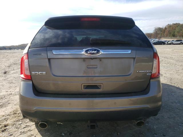 2FMDK4KC6EBA33807 - 2014 FORD EDGE LIMIT BROWN photo 6