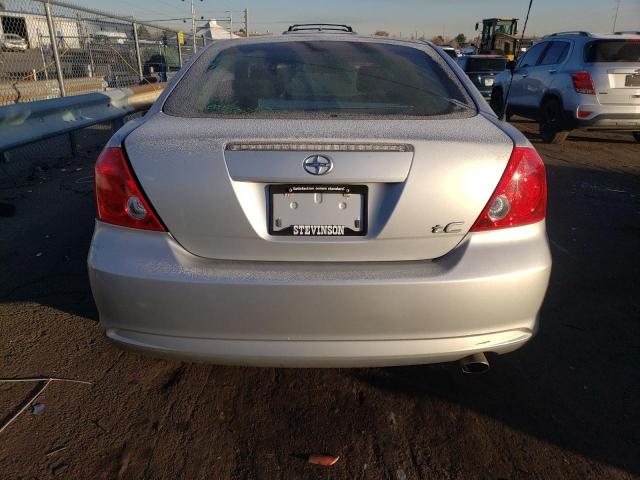 JTKDE177550018909 - 2005 TOYOTA SCION TC SILVER photo 6