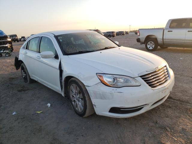 1C3CCBAB3EN205374 - 2014 CHRYSLER 200 LX WHITE photo 1