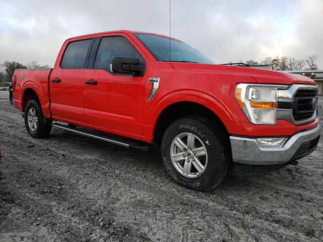 1FTEW1EP8MKD07135 - 2021 FORD F150 SUPER RED photo 4