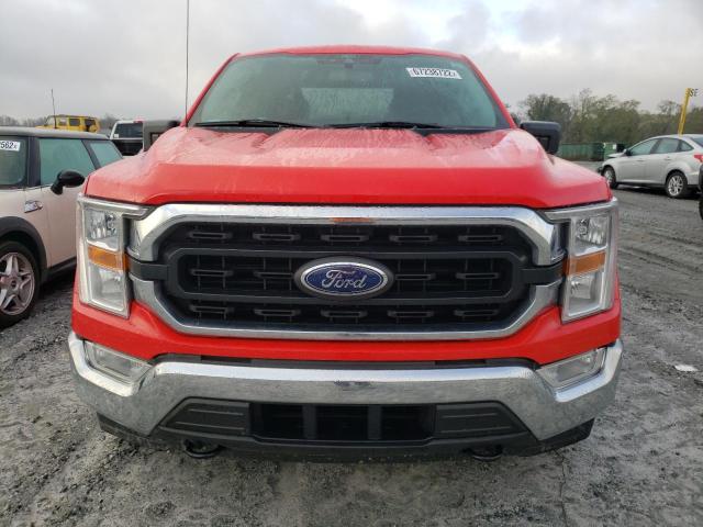 1FTEW1EP8MKD07135 - 2021 FORD F150 SUPER RED photo 5