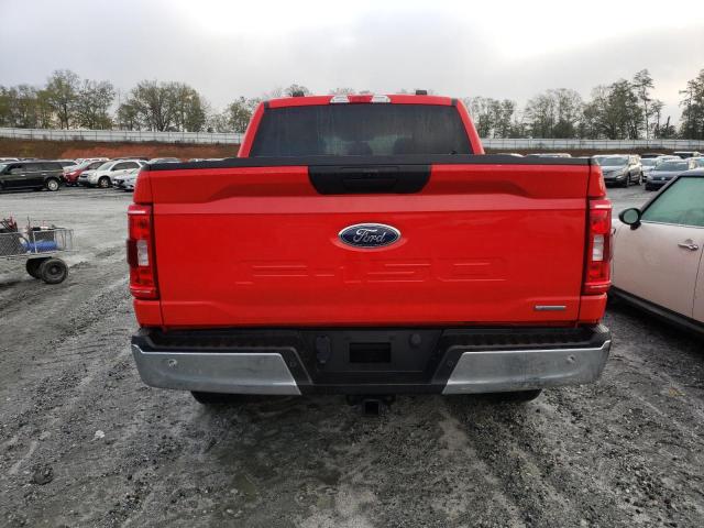 1FTEW1EP8MKD07135 - 2021 FORD F150 SUPER RED photo 6