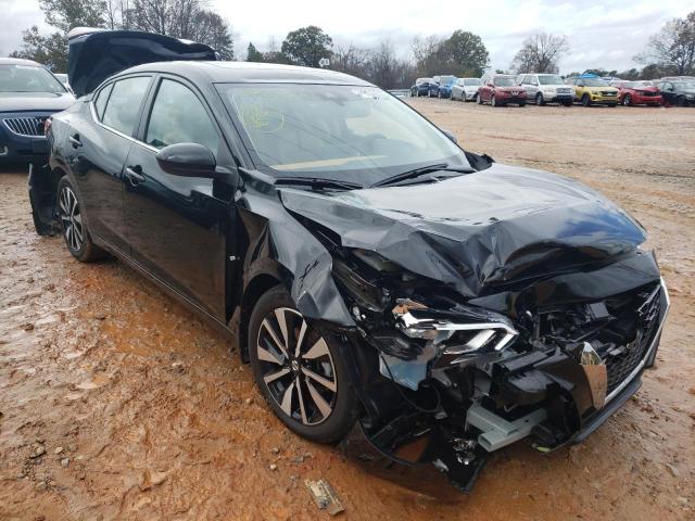 3N1AB8CV2NY252594 - 2022 NISSAN SENTRA SV BLACK photo 1