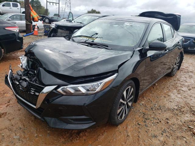 3N1AB8CV2NY252594 - 2022 NISSAN SENTRA SV BLACK photo 2