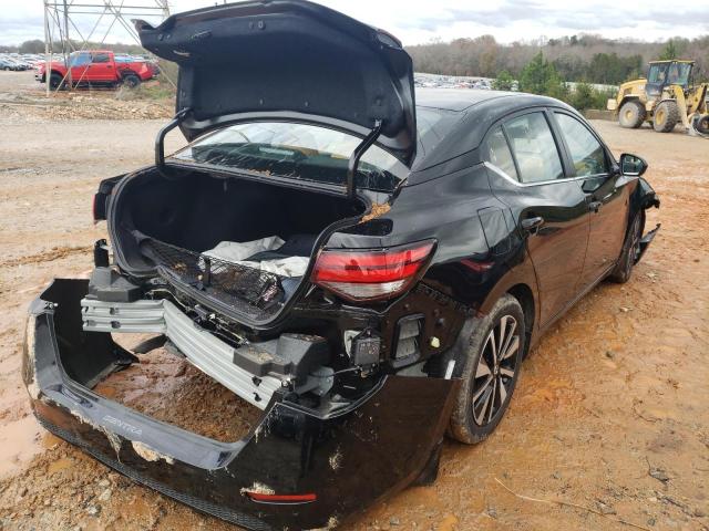 3N1AB8CV2NY252594 - 2022 NISSAN SENTRA SV BLACK photo 4