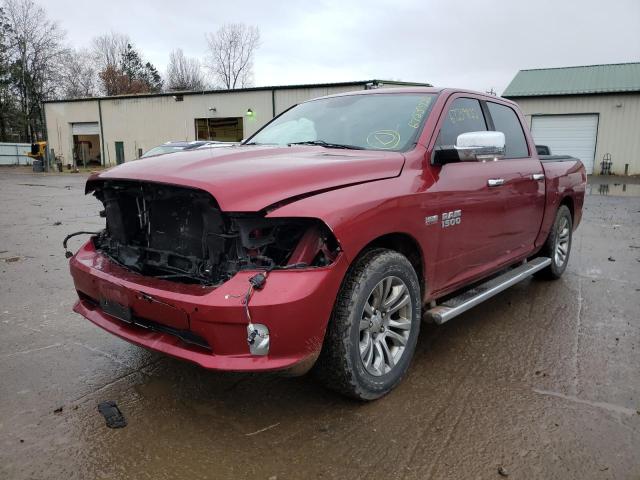 1C6RR7PT5FS682822 - 2015 RAM 1500 LONGH BURGUNDY photo 2