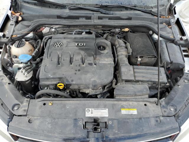 3VWLA7AJ2FM245055 - 2015 VOLKSWAGEN JETTA TDI SILVER photo 7