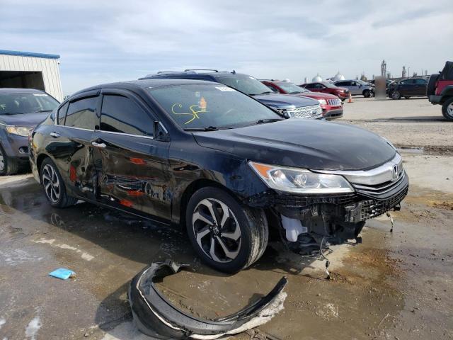 1HGCR3F86HA028734 - 2017 HONDA ACCORD EXL BLACK photo 1