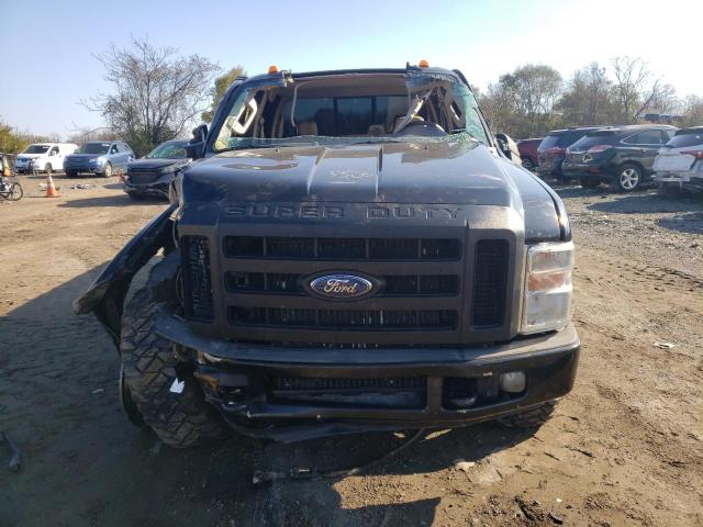 1FTWW31R38EA61767 - 2008 FORD F350 SRW S BLACK photo 5