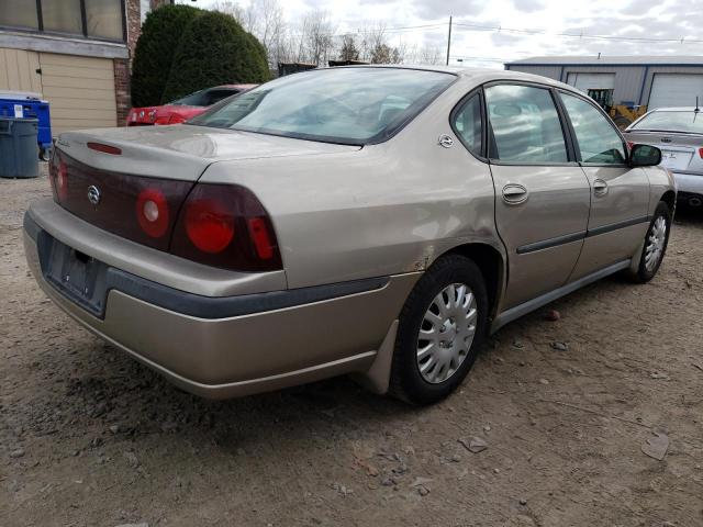 2G1WF52E039213984 - 2003 CHEVROLET IMPALA BEIGE photo 4