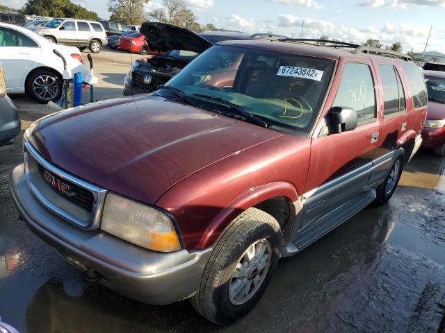 1GKDT13W5Y2146736 - 2000 GMC JIMMY MAROON photo 2