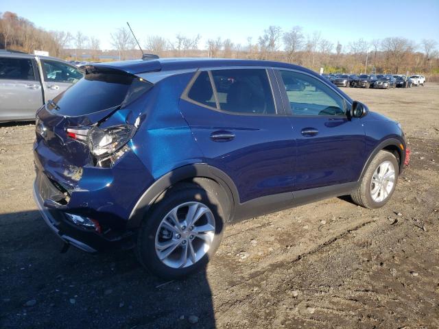 KL4MMCSL1NB108261 - 2022 BUICK ENCORE GX BLUE photo 3