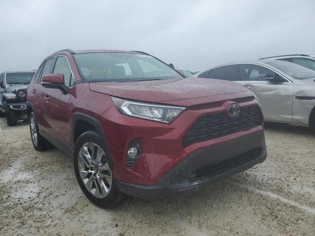 JTMC1RFV7KD013860 - 2019 TOYOTA RAV4 XLE P RED photo 1