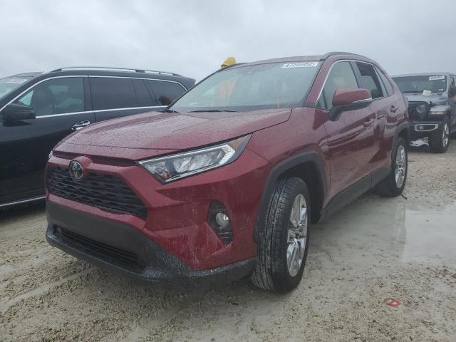 JTMC1RFV7KD013860 - 2019 TOYOTA RAV4 XLE P RED photo 2