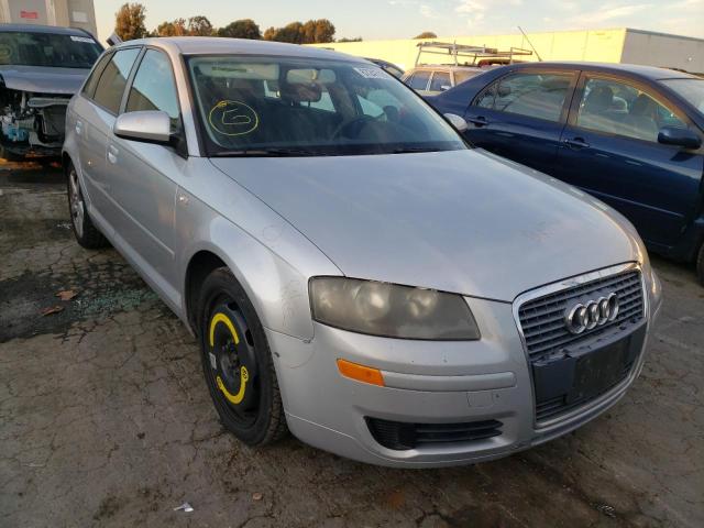 WAUHF78P67A127073 - 2007 AUDI A3 2 SILVER photo 1