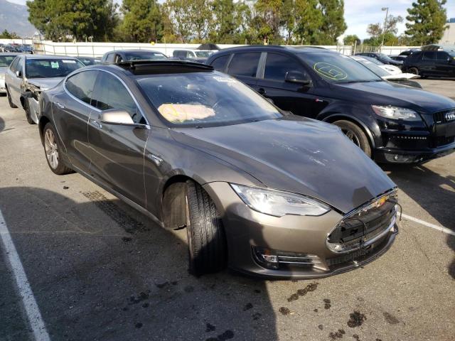 5YJSA1H13FFP77047 - 2015 TESLA MODEL S 85 CHARCOAL photo 1