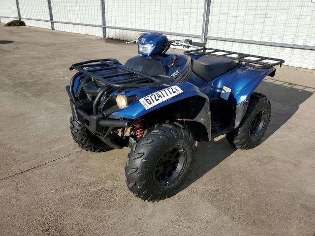 5Y4AMH734KA100260 - 2019 YAMAHA YFM700 BLUE photo 2