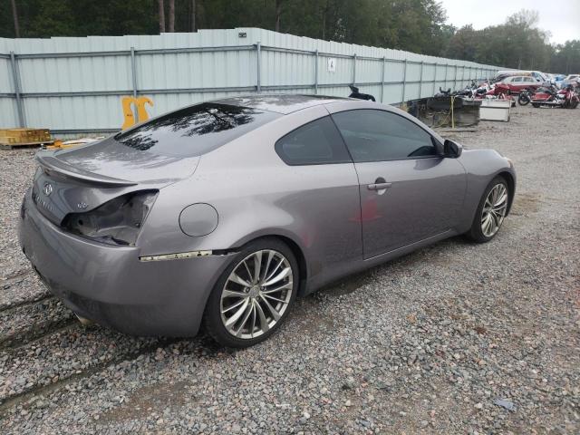 JNKCV64E69M605684 - 2009 INFINITI G37 BASE GRAY photo 3