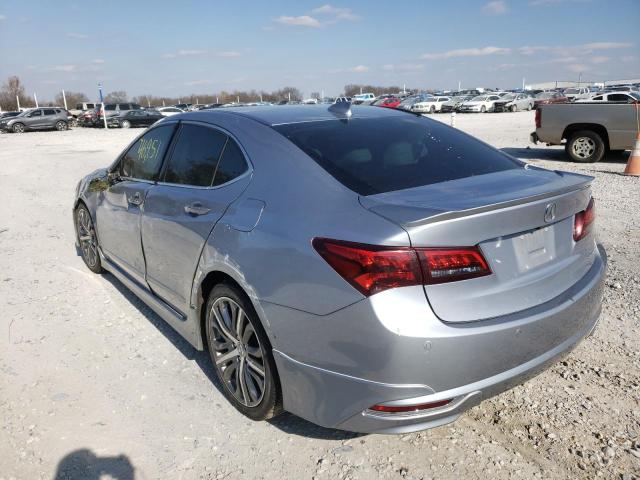 19UUB3F71GA000418 - 2016 ACURA TLX ADVANC SILVER photo 3