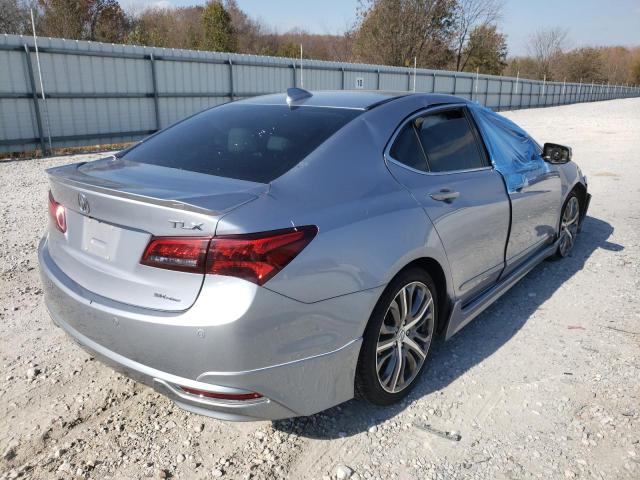 19UUB3F71GA000418 - 2016 ACURA TLX ADVANC SILVER photo 4