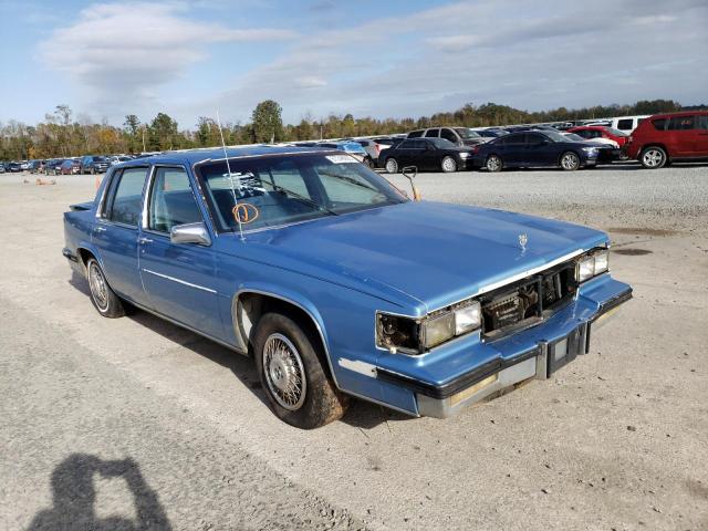 1G6CD6981F4203285 - 1985 CADILLAC DEVILLE BLUE photo 1