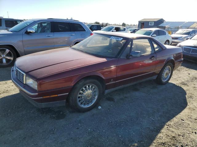 1G6VR3182KU100357 - 1989 CADILLAC ALLANTE BURGUNDY photo 1