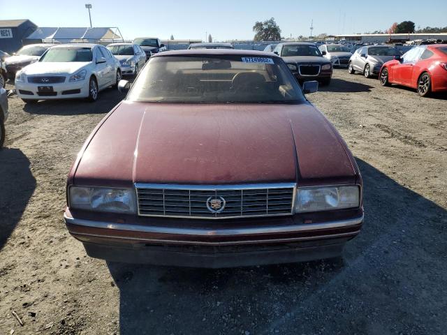 1G6VR3182KU100357 - 1989 CADILLAC ALLANTE BURGUNDY photo 5