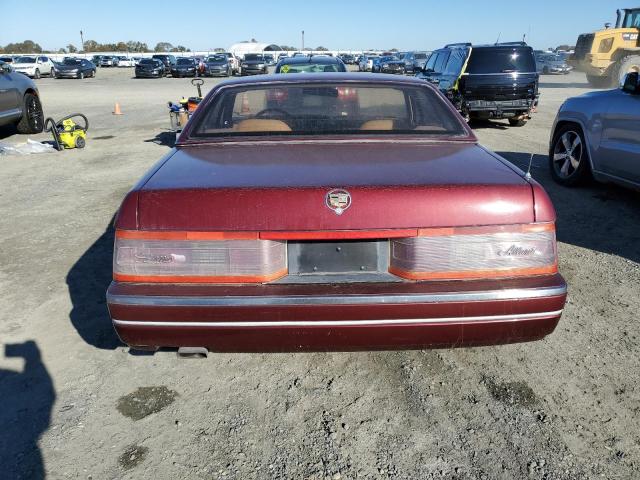 1G6VR3182KU100357 - 1989 CADILLAC ALLANTE BURGUNDY photo 6