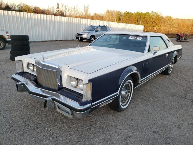 9Y89S643299 - 1979 LINCOLN CONTINENTL TWO TONE photo 2