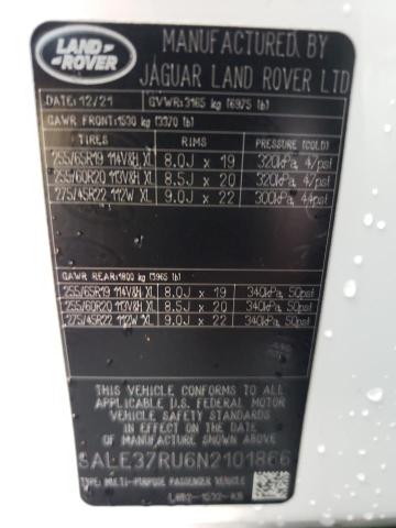 SALE37RU6N2101866 - 2022 LAND ROVER DEFENDER 1 WHITE photo 13