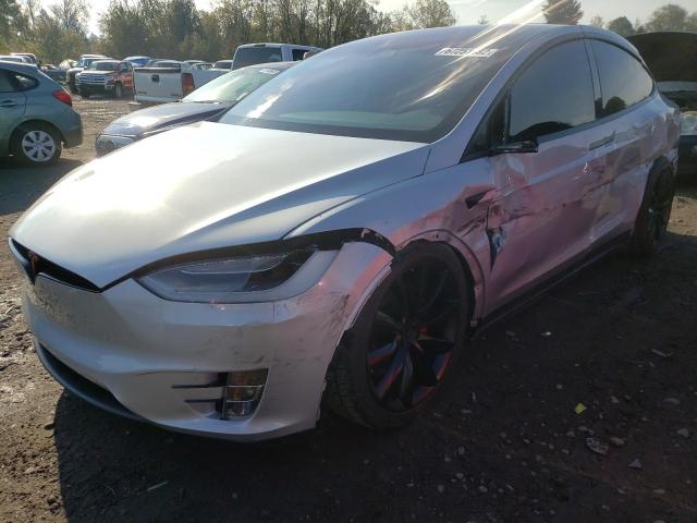 5YJXCDE2XJF116686 - 2018 TESLA MODEL X SILVER photo 2