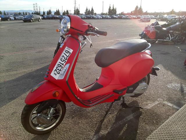 ZAPM818G7L5902359 - 2020 VESPA PRIMAVERA RED photo 2