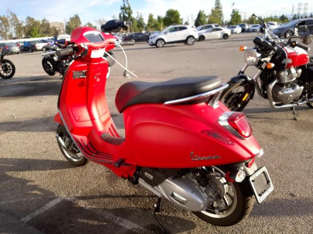 ZAPM818G7L5902359 - 2020 VESPA PRIMAVERA RED photo 3