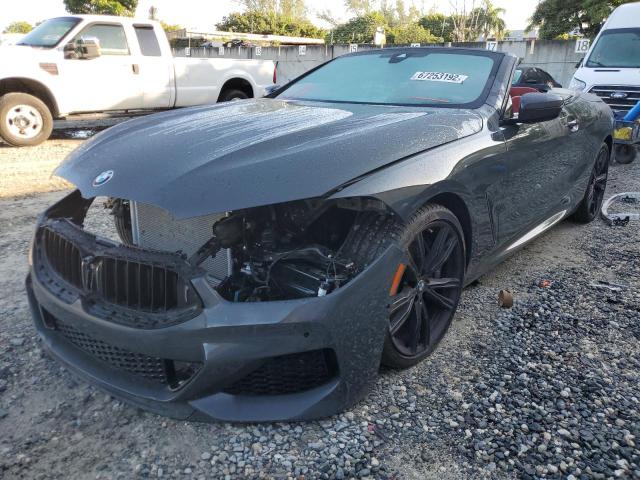 WBAFY4C5XKBX29466 - 2019 BMW M850XI GRAY photo 2