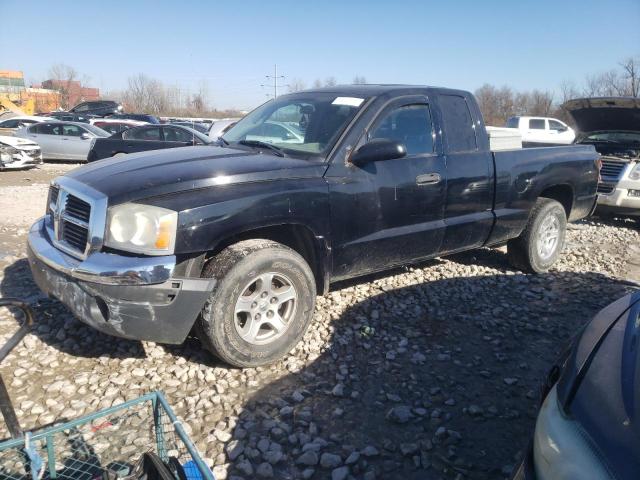 1D7HE42N05S176360 - 2005 DODGE DAKOTA SLT BLACK photo 1