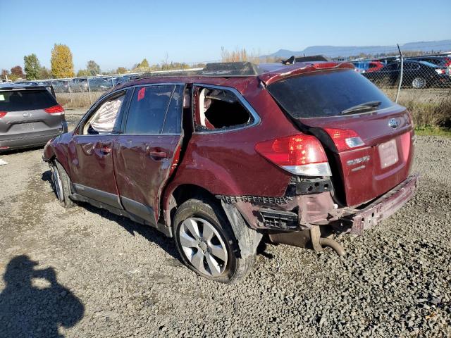 4S4BRBKC8B3340690 - 2011 SUBARU OUTBACK 2. BURGUNDY photo 2