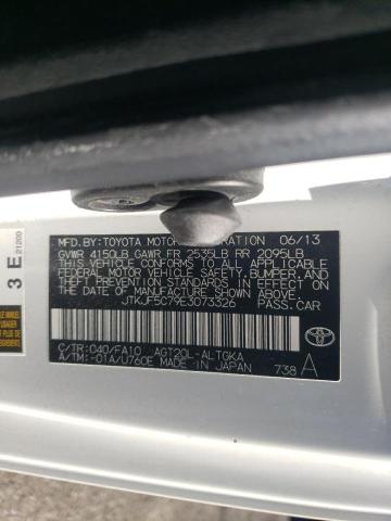 JTKJF5C79E3073326 - 2014 TOYOTA SCION TC أبيض صورة 10