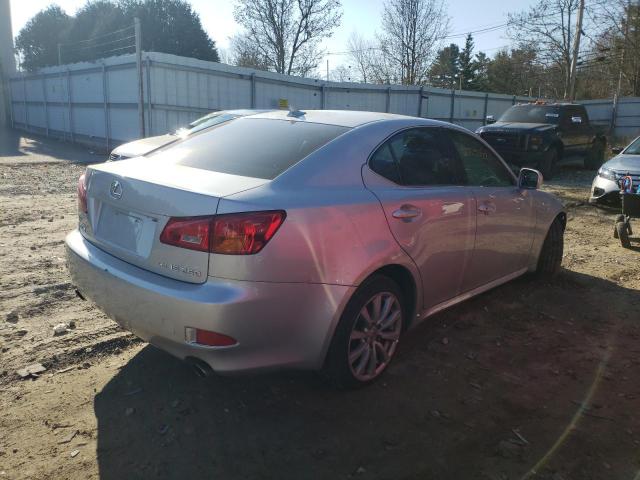 JTHCK262672013926 - 2007 LEXUS IS 250 SILVER photo 3