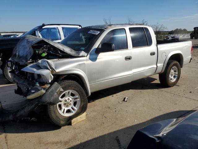 1B7HG38N92S688961 - 2002 DODGE DAKOTA QUA SILVER photo 1