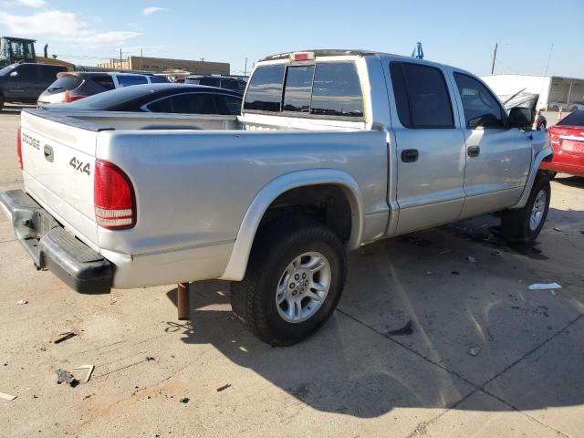 1B7HG38N92S688961 - 2002 DODGE DAKOTA QUA SILVER photo 3