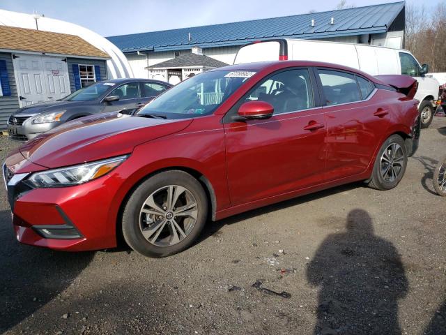 3N1AB8CV0LY280522 - 2020 NISSAN SENTRA SV RED photo 1