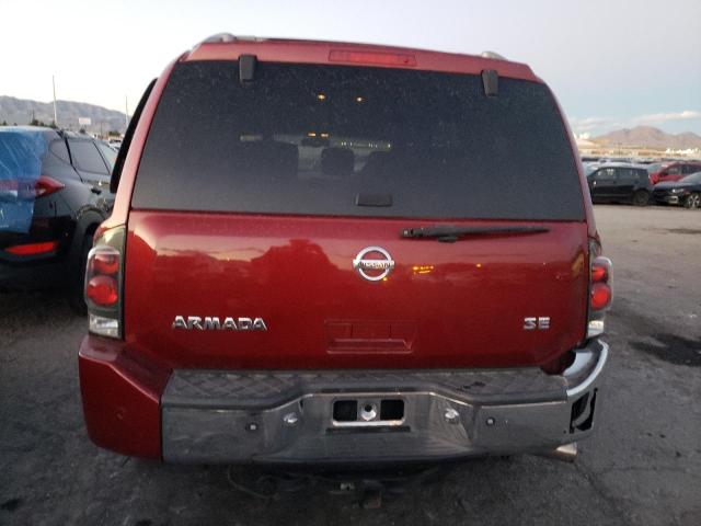 5N1AA08A75N713370 - 2005 NISSAN ARMADA SE RED photo 9