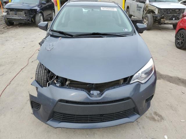 2T1BPRHE7EC043384 - 2014 TOYOTA COROLLA EC GRAY photo 5