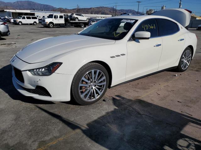 ZAM57XSA6G1174770 - 2016 MASERATI GHIBLI WHITE photo 2