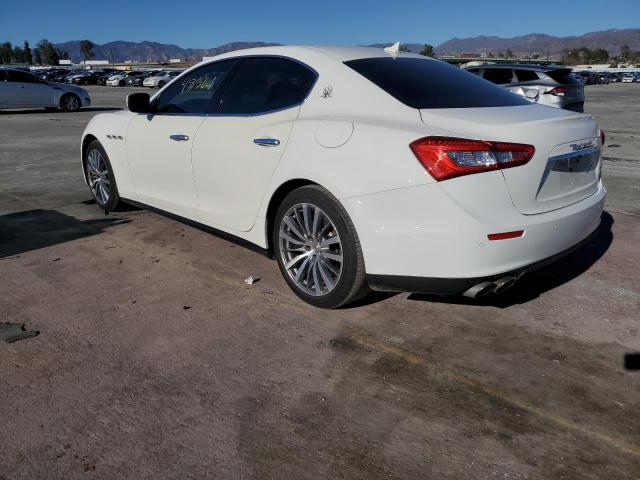 ZAM57XSA6G1174770 - 2016 MASERATI GHIBLI WHITE photo 3