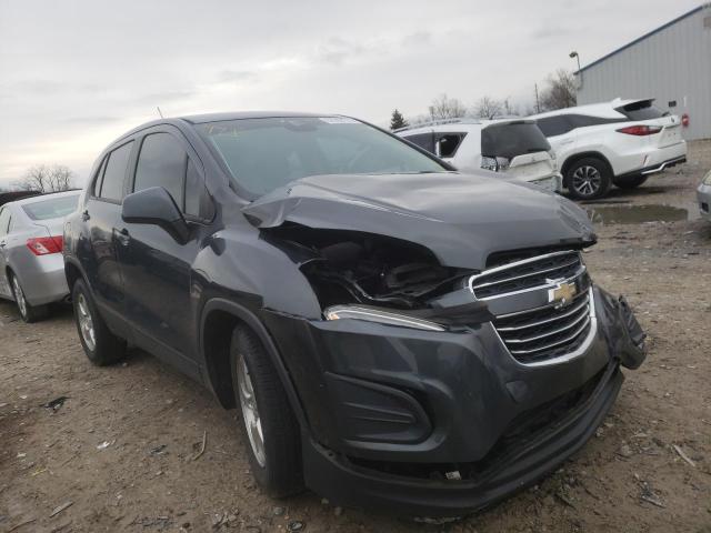 3GNCJNSB8GL268546 - 2016 CHEVROLET TRAX LS GRAY photo 1