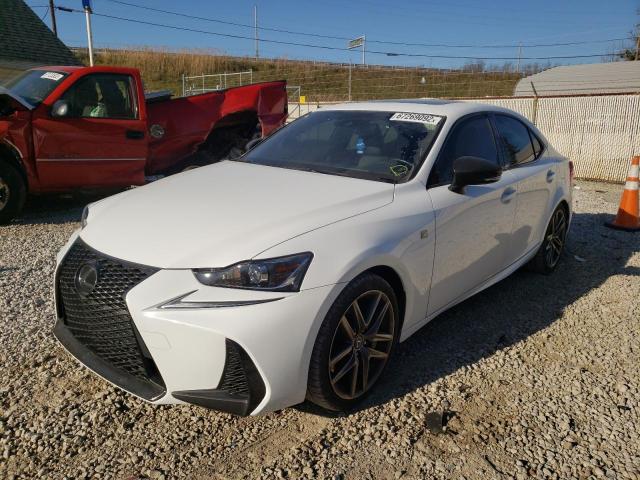 JTHBZ1D23J5032136 - 2018 LEXUS IS 350 WHITE photo 2