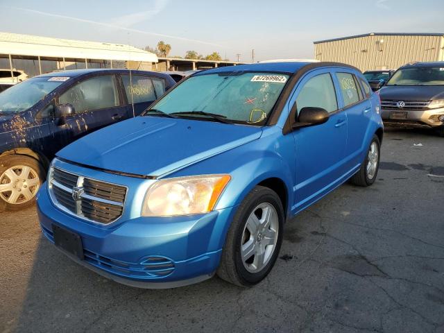 1B3HB48A99D132621 - 2009 DODGE CALIBER SX BLUE photo 2